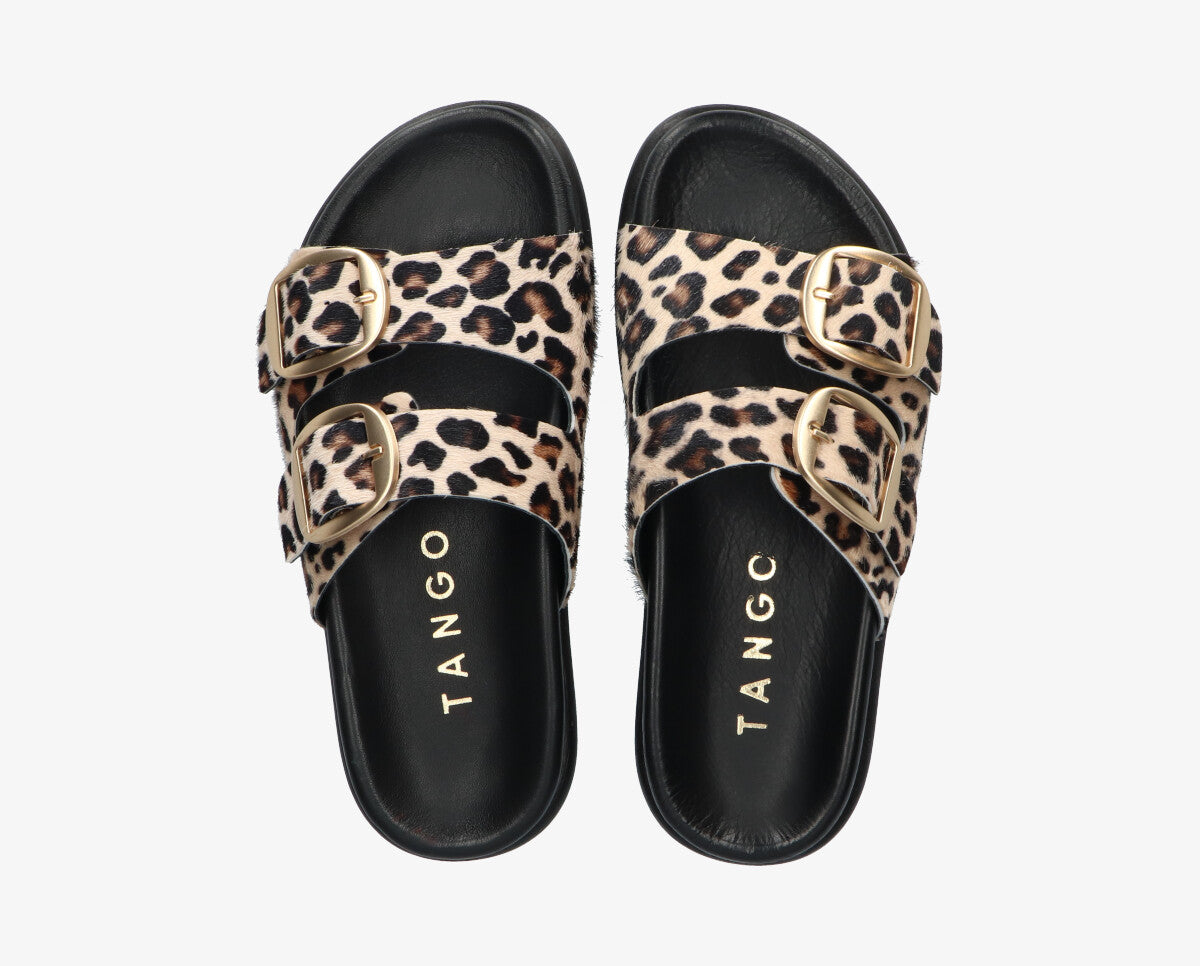 Lilia slipper luipaard - Tango Shoes