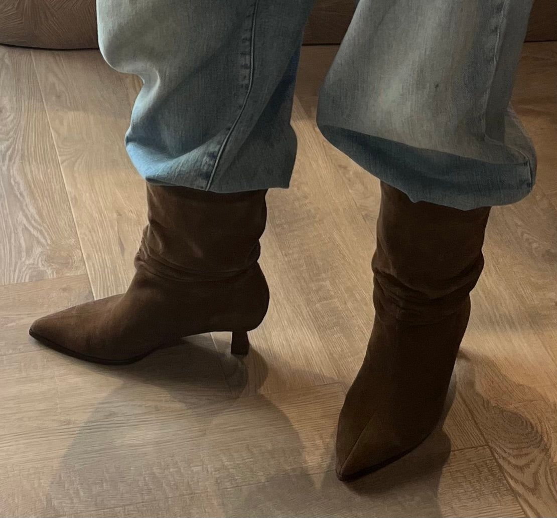 May 1-c wrinkle boot - Tango