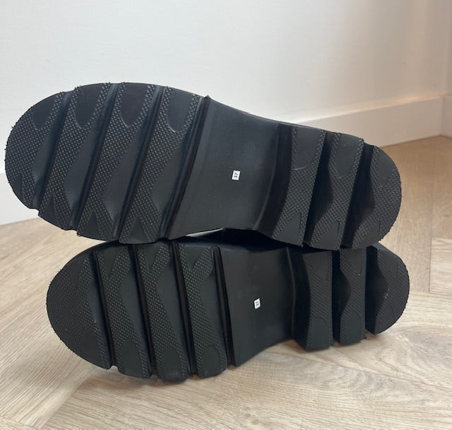 Veterboot - Hip zwart