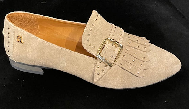 Gloria - loafer beige suède