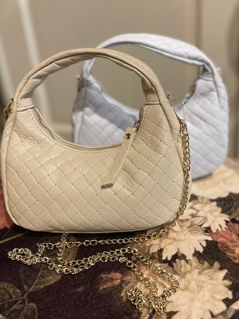 Hobo tasje leer - beige