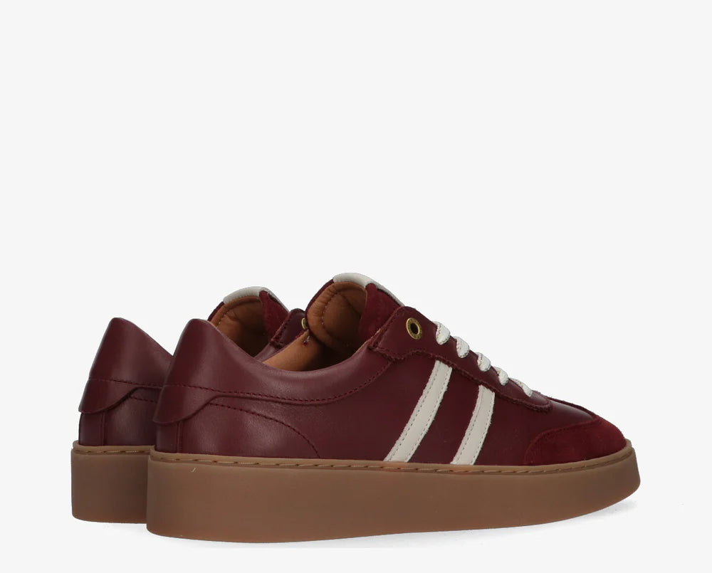 Nynke sneaker bordeaux rood - Tango