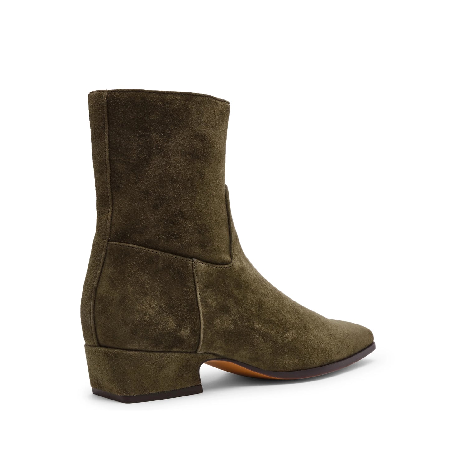 Dusty enkellaars olijfgroen suède - Steve Madden