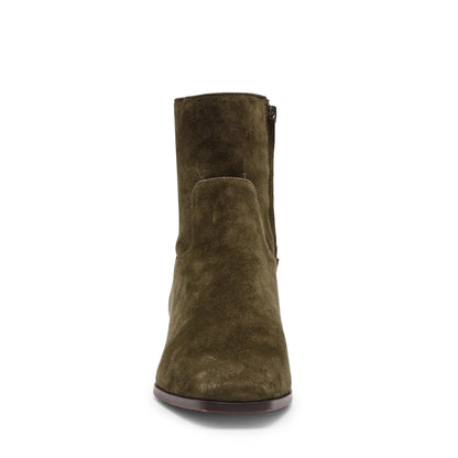 Dusty enkellaars olijfgroen suède - Steve Madden
