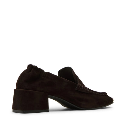 Estee loafer donkerbruin suède - Steve Madden
