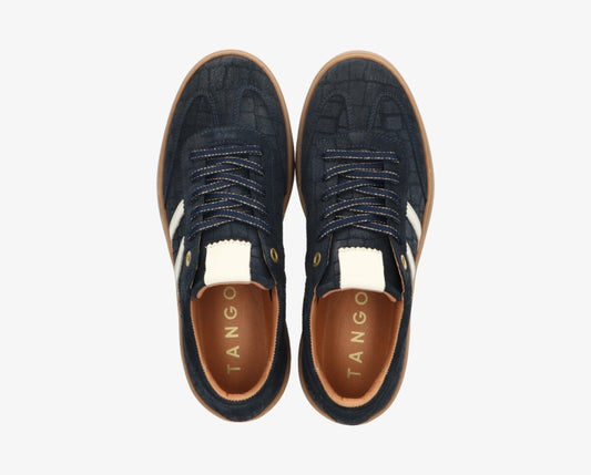 Nynke sneaker donkerblauw - Tango