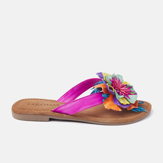 Bloem slipper multi color Lazamani