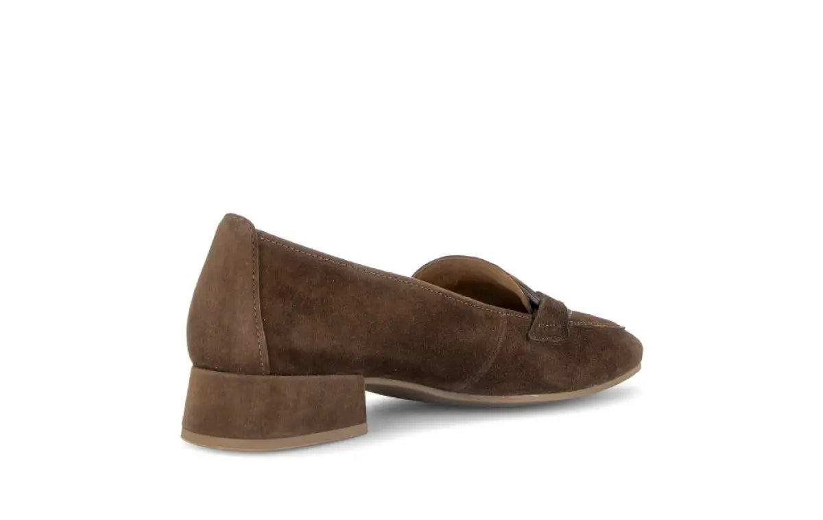 Instapper / loafer bruin suède - Gabor