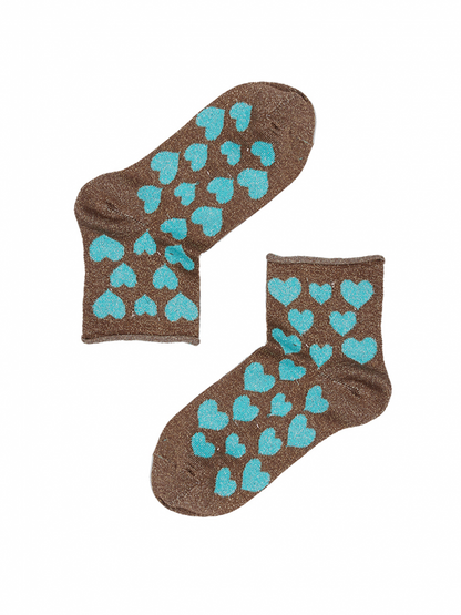 Glitter Sokken diverse kleuren