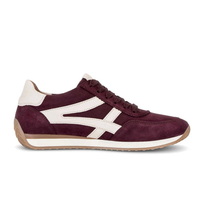 Bordeaux/ecru sneaker H wijdte - Gabor