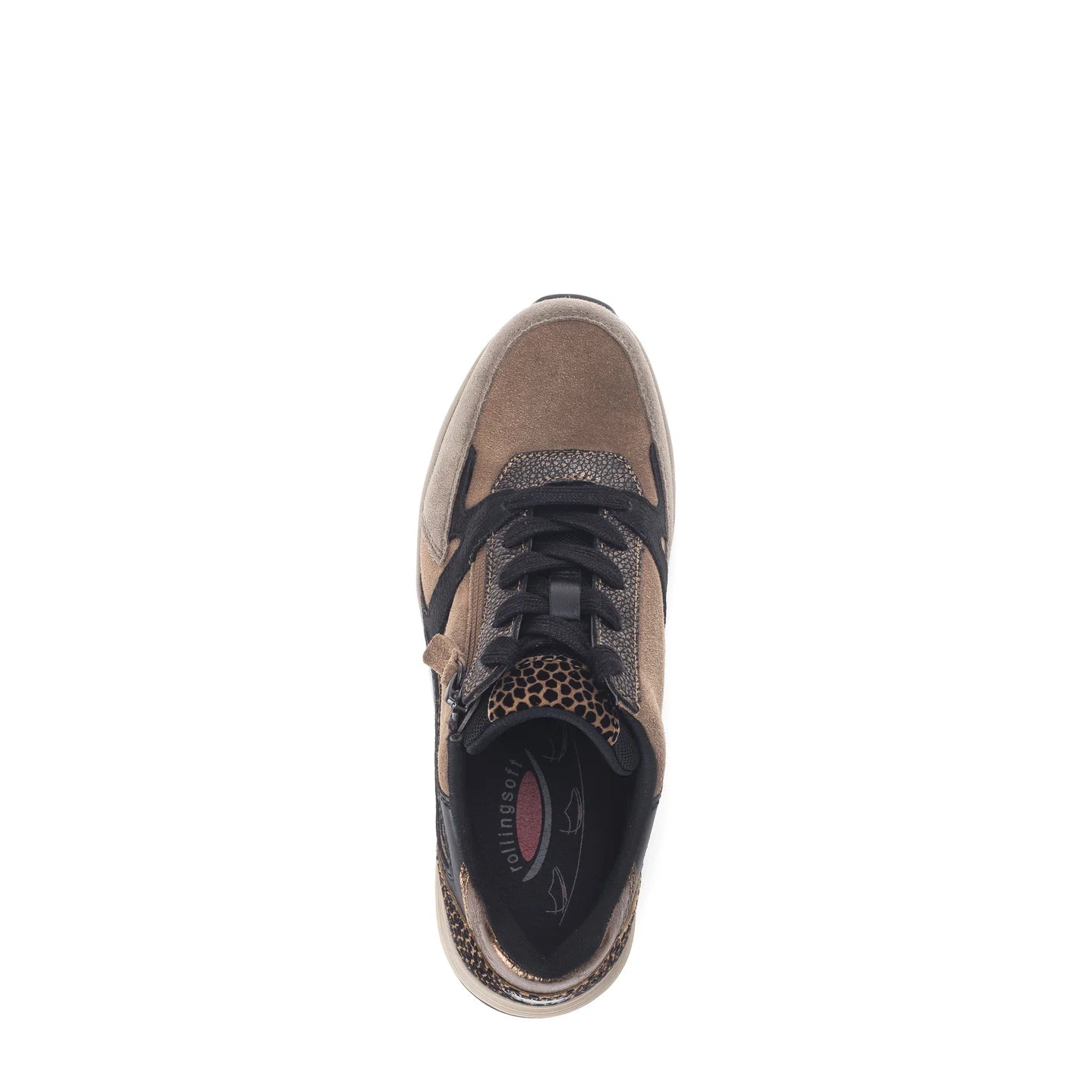 Rollingsoft sneaker taupe - Gabor