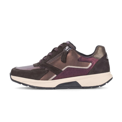 Rollingsoft sneaker bruin/bordeaux - Gabor