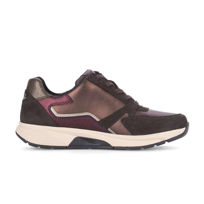 Rollingsoft sneaker bruin/bordeaux - Gabor