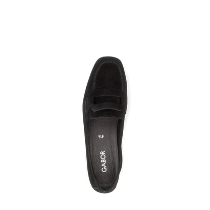 Instapper / loafer zwart suède - Gabor