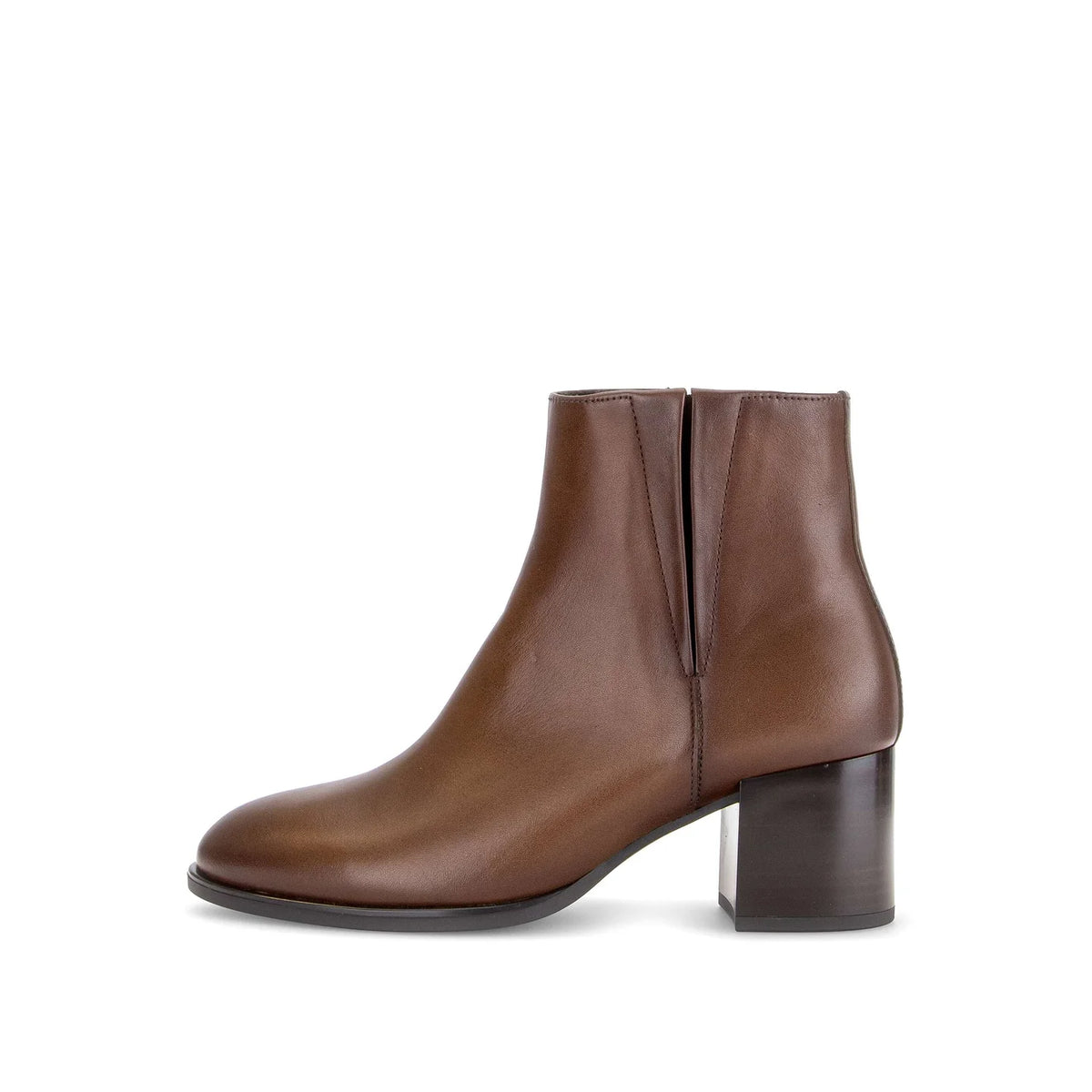 Enkellaars cognac leer - Gabor