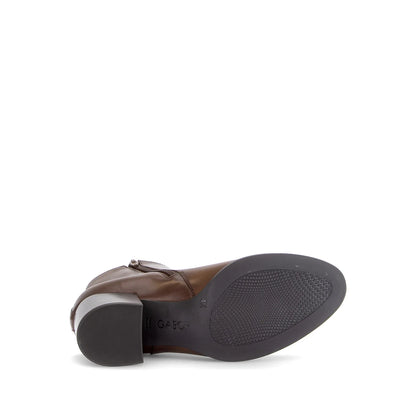 Enkellaars cognac leer - Gabor