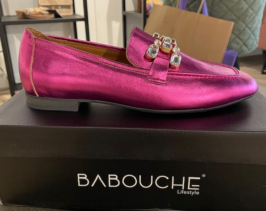 loafer Alina Babouche fuchsia