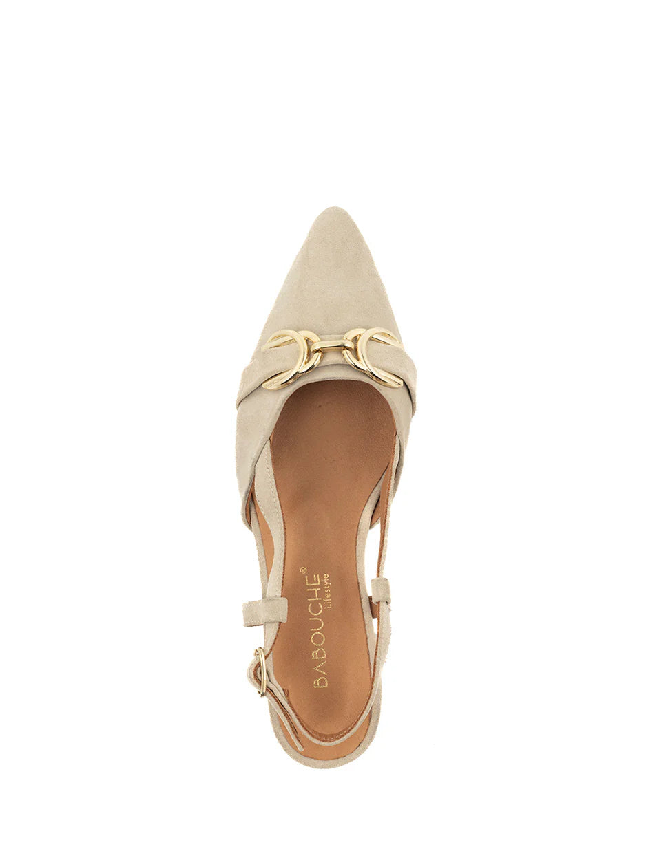 Leonore - slingback beige