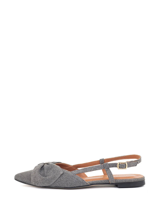 Sofie - slingback grijs denim