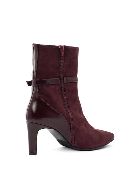 Enkellaars Trisa Bordeaux- Babouche