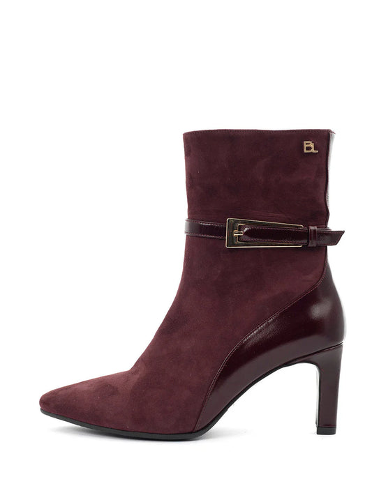Enkellaars Trisa Bordeaux- Babouche
