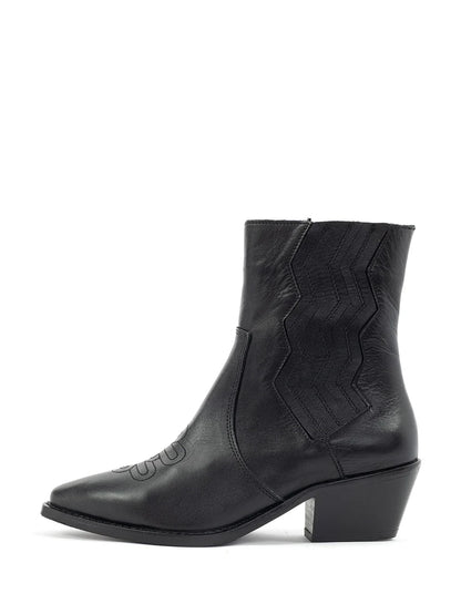 Imke western laarsje zwart Babouche