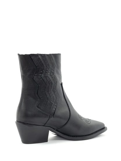 Imke western laarsje zwart Babouche
