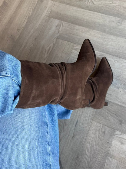 May 1-c wrinkle boot - Tango