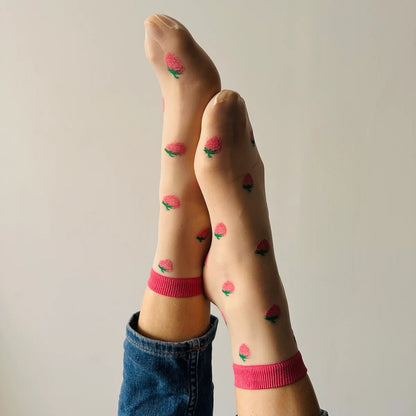 Sokken SOCKETTE 'see through'