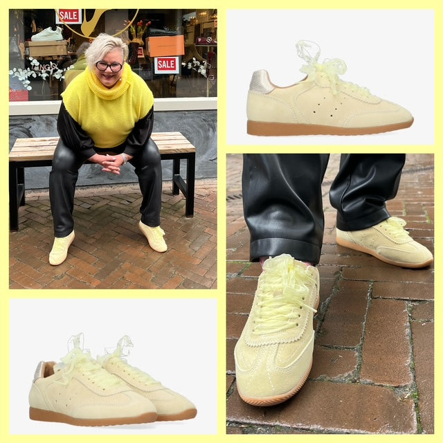 Baylee 401-b sneaker geel - Tango