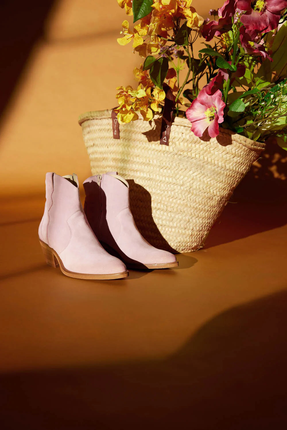 Arianna, roze western laarsje Lazamani