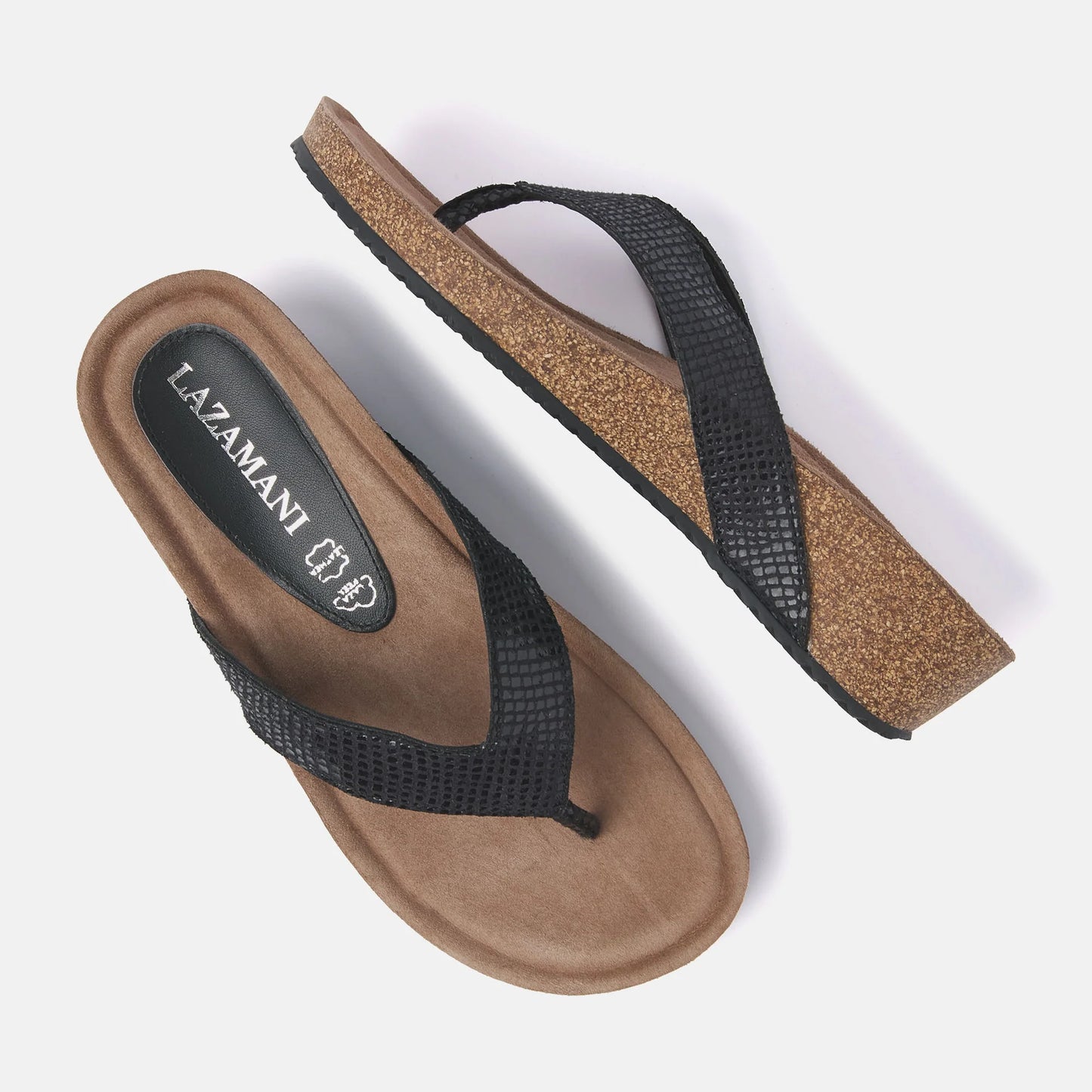 Lazamani slipper zwart