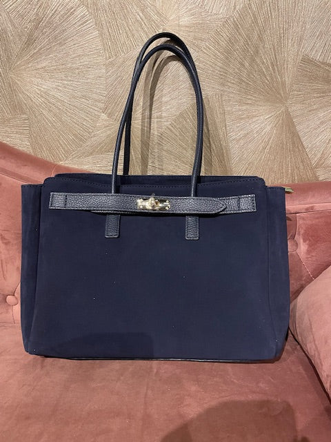 Leren (suède) tassen