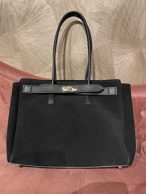 Leren (suède) tassen