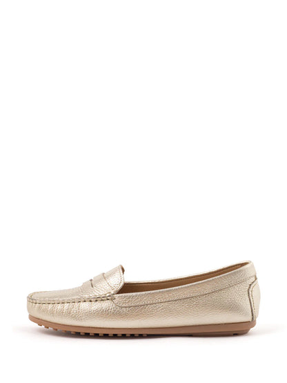 Liz goud Babouche mocassin