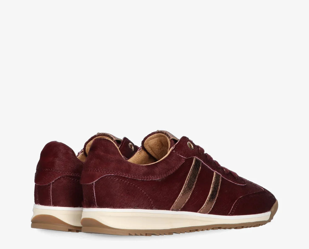 Sneaker Moxie bordeaux pony - Tango