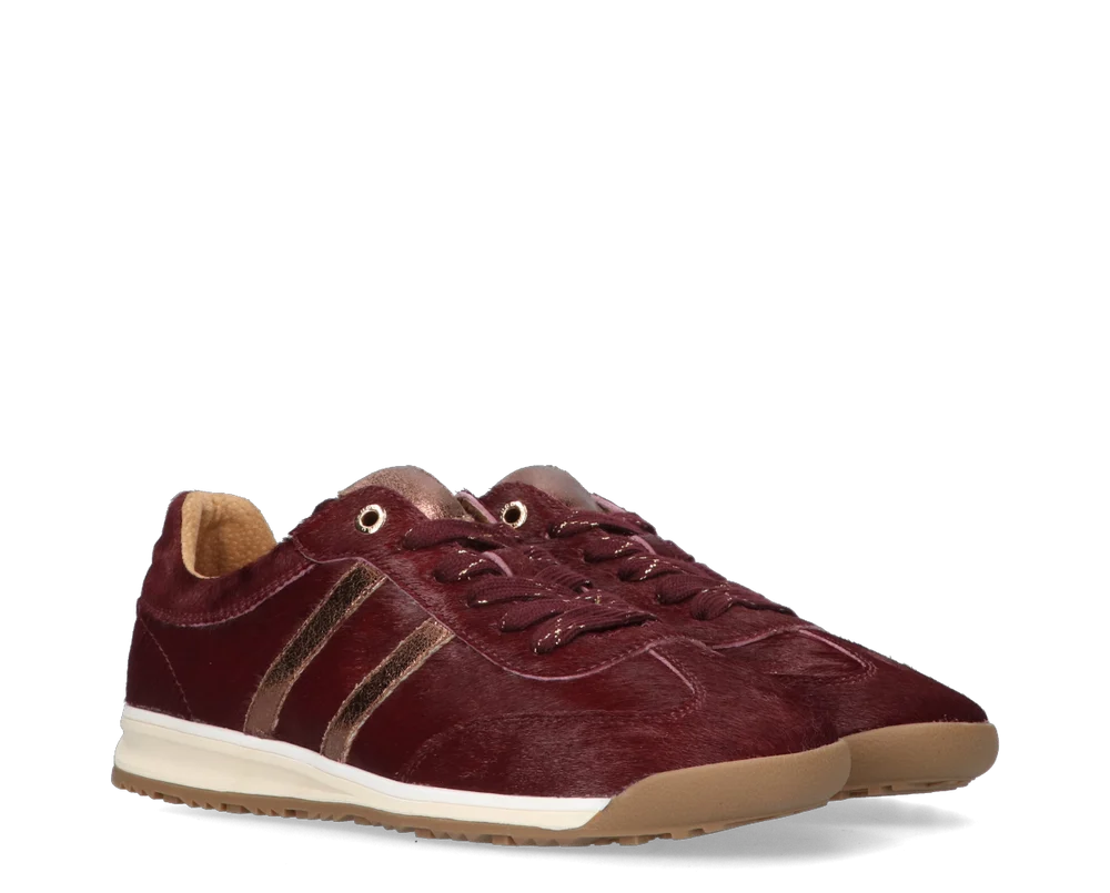 Sneaker Moxie bordeaux pony - Tango
