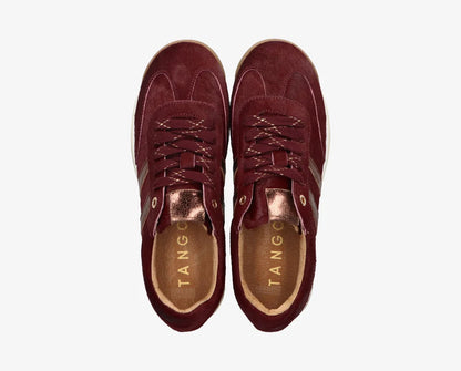 Sneaker Moxie bordeaux pony - Tango