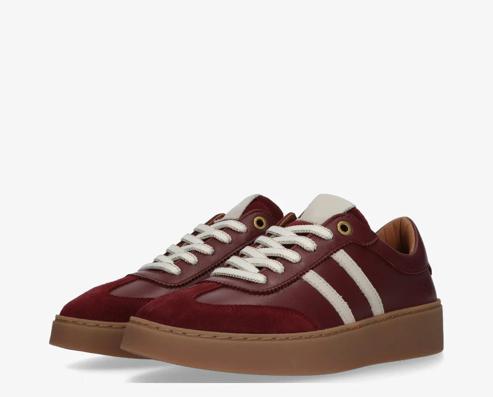 Nynke sneaker bordeaux rood - Tango