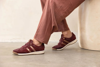Sneaker Moxie bordeaux pony - Tango