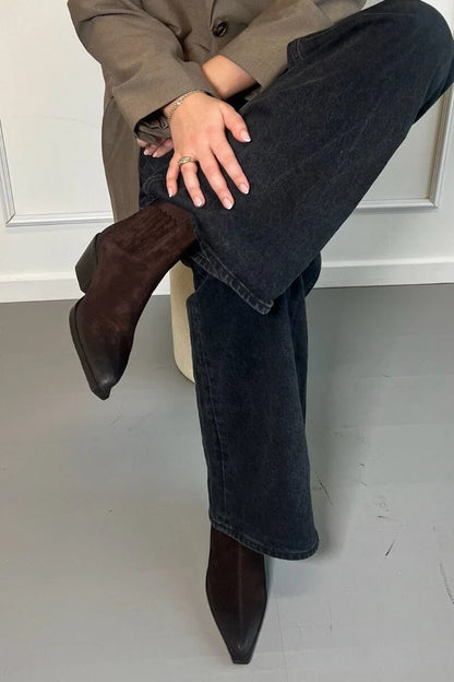 Enkellaars donkerbruin leer - Copenhagen shoes
