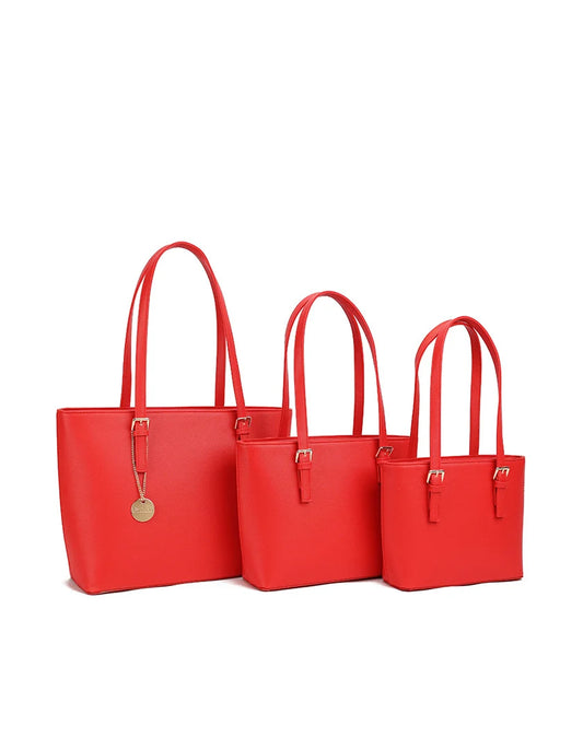 Kunstlederen handtas, middel