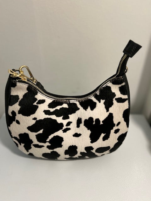 Handtas met koeienprint